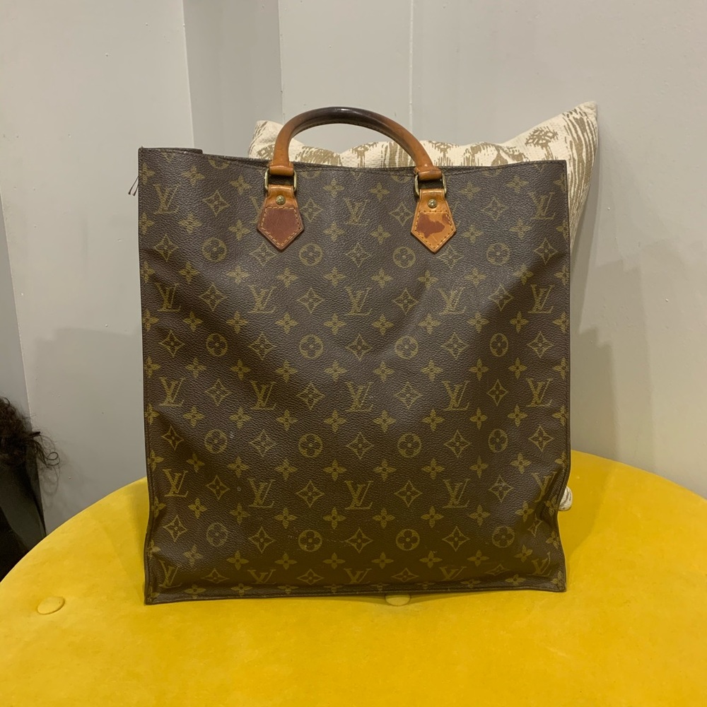 Lv Canvas Sac plat Bag